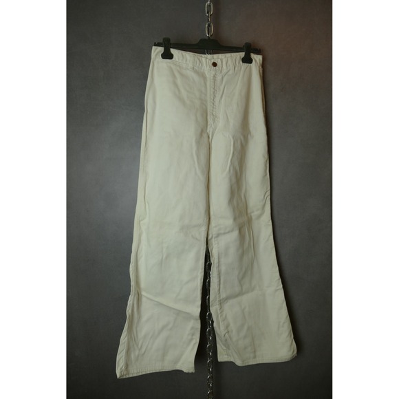 Vintage Wrangler W14AA‎ Wide leg flares white size 14 30x33 - Picture 1 of 11